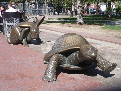 城市广场动物铸铜雕塑定制