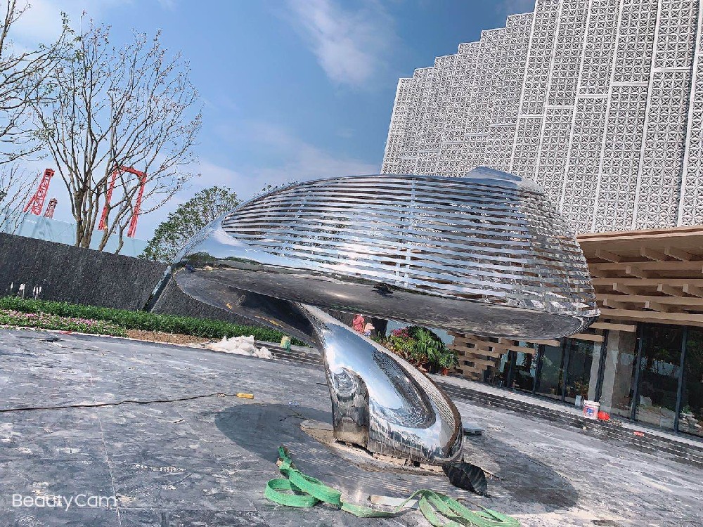 阳光城台州未来悦示范区时光镜面不锈钢雕塑制作及安装项目