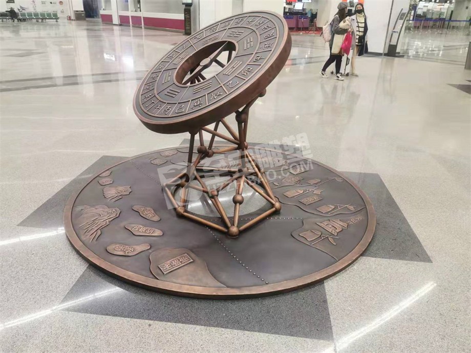 福建福州长乐机场锻铜雕塑制作及安装项目