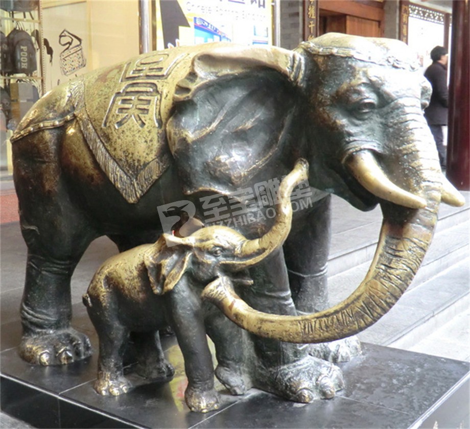 大象铸铜雕塑定制